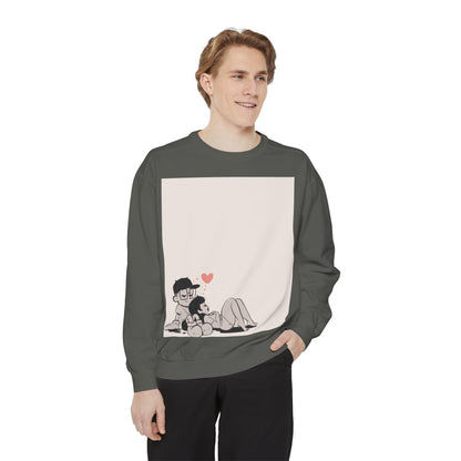 "Can We Talk For A Minute?.." ~ Unisex Garment-Dyed Sweatshirt