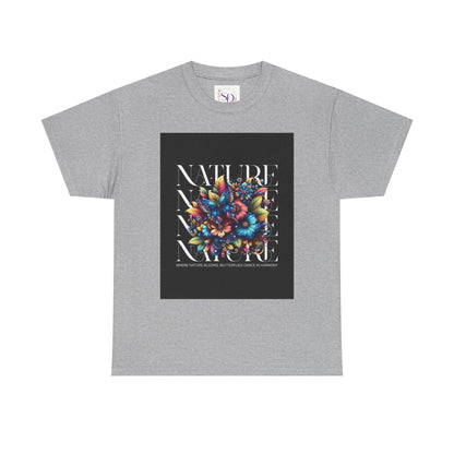 Nature-Inspired Unisex Heavy Cotton Tee - Perfect for Nature Lovers, Eco-Friendly Gift, Casual Wear, Outdoor Adventures, Spring Celebrations