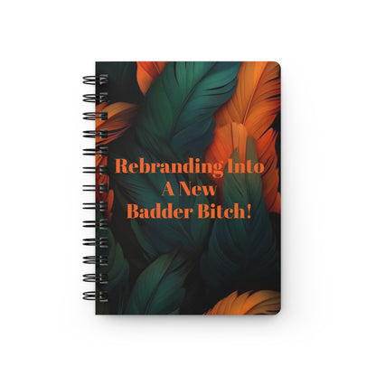 Empowering Spiral Bound Journal for Goal Getters, Motivational Notebook, Perfect for Self-Improvement, Gift for Entrepreneurs, Stylish