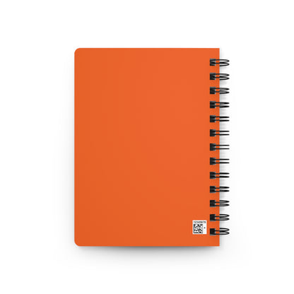 Inspirational Spiral Bound Journal - Be Afraid and Do It Anyway, Travel Diary, Creative Writing Notebook, Motivational Gift, Goal Planner,