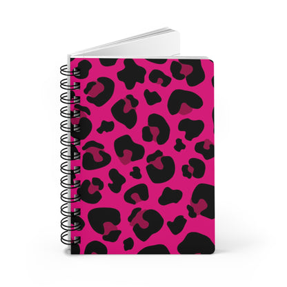 Fierce Leopard Print Journal | Cute Spiral Notebook for Notes, Diary, School, Gifts, Wild Style