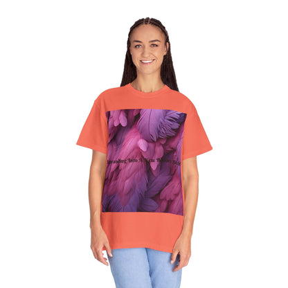 Rebranding Into A New Badder Bitch! ~ Purple/Pink Unisex Garment-Dyed T-shirt
