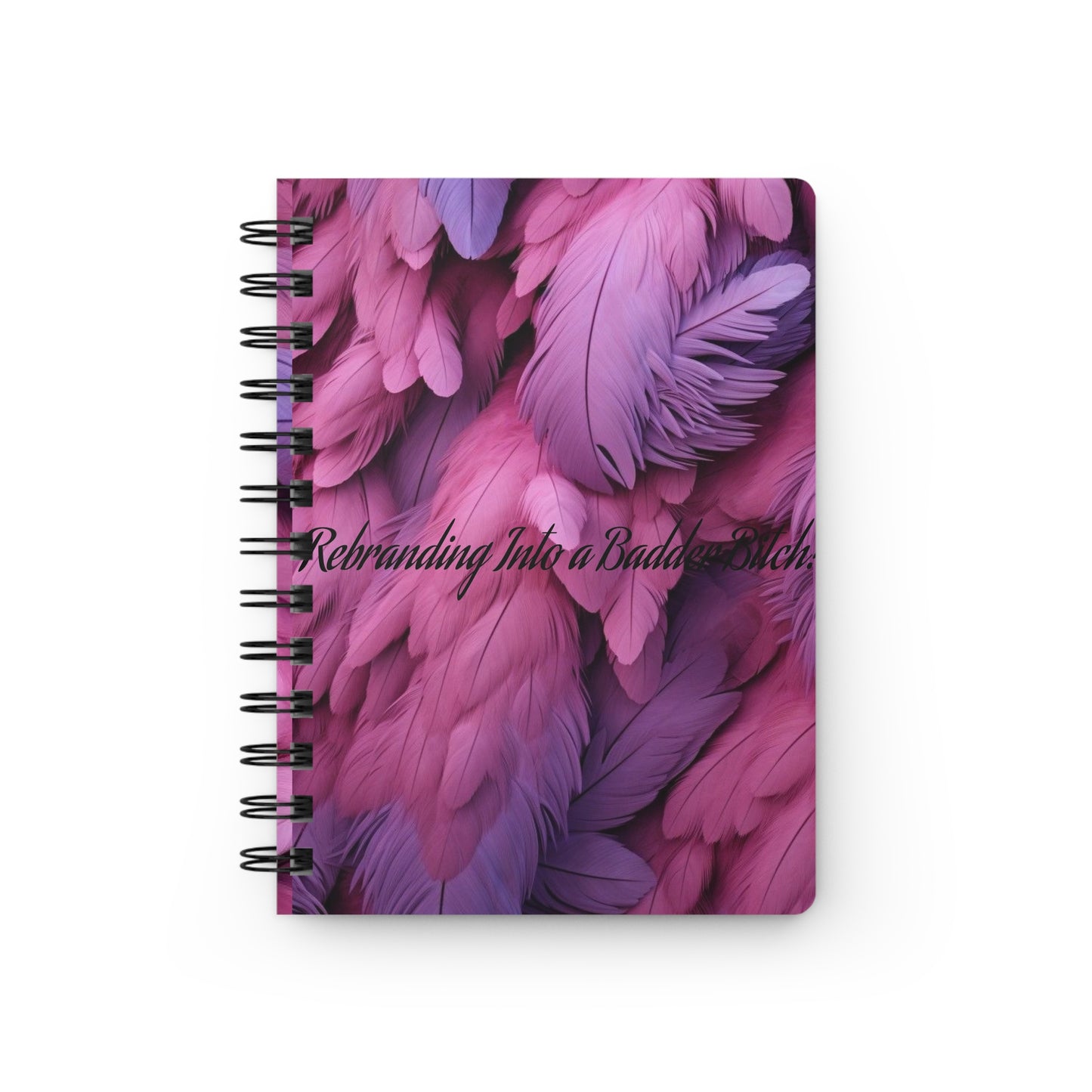 PInk & Purple Feathered ~ Baddie Journal