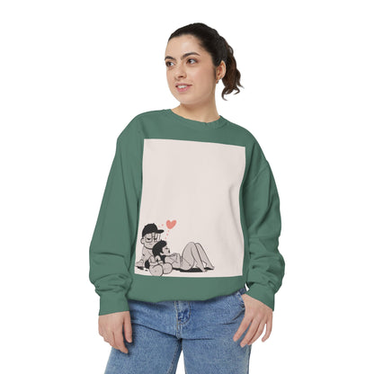 "Can We Talk For A Minute?.." ~ Unisex Garment-Dyed Sweatshirt