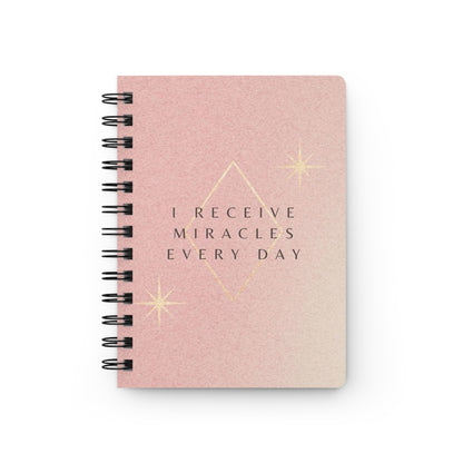 Inspirational Spiral Bound Journal - Daily Gratitude & Affirmations, Gift for Writers, Students, Mindfulness, Self-Care