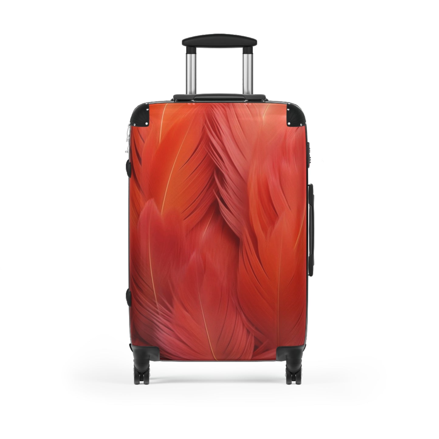 "Rebranding Into A New Badder Bitch" Feathered Suitcase ~ Orange