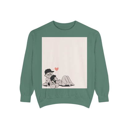 "Can We Talk For A Minute?.." ~ Unisex Garment-Dyed Sweatshirt