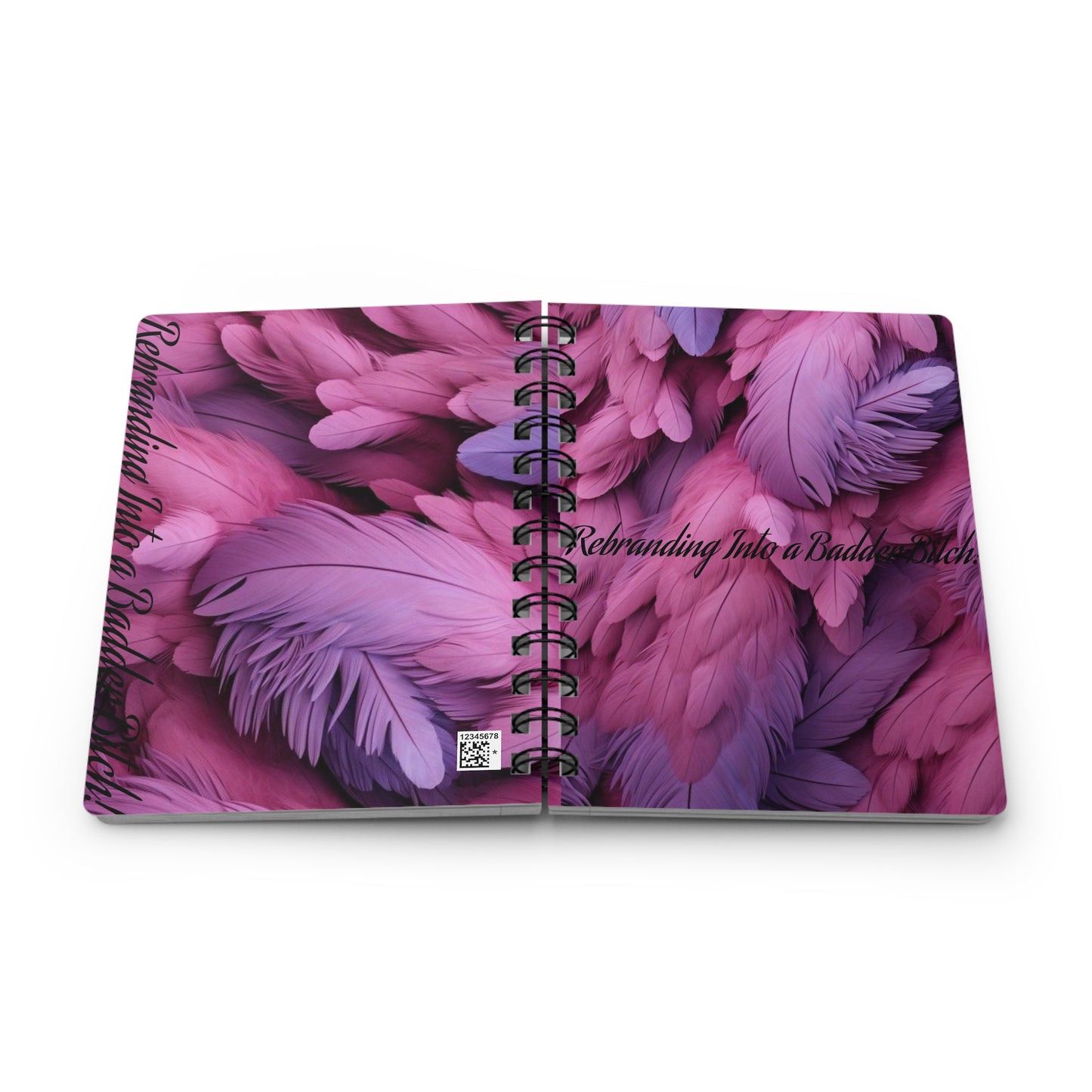 PInk & Purple Feathered ~ Baddie Journal