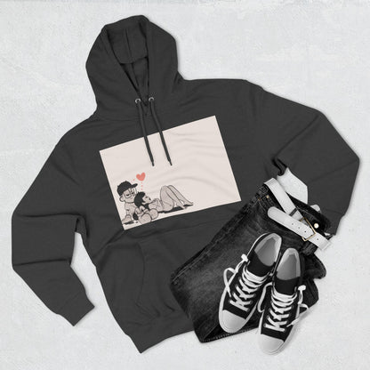 "Can We Talk For a Minute?..~ Three-Panel Fleece Hoodie