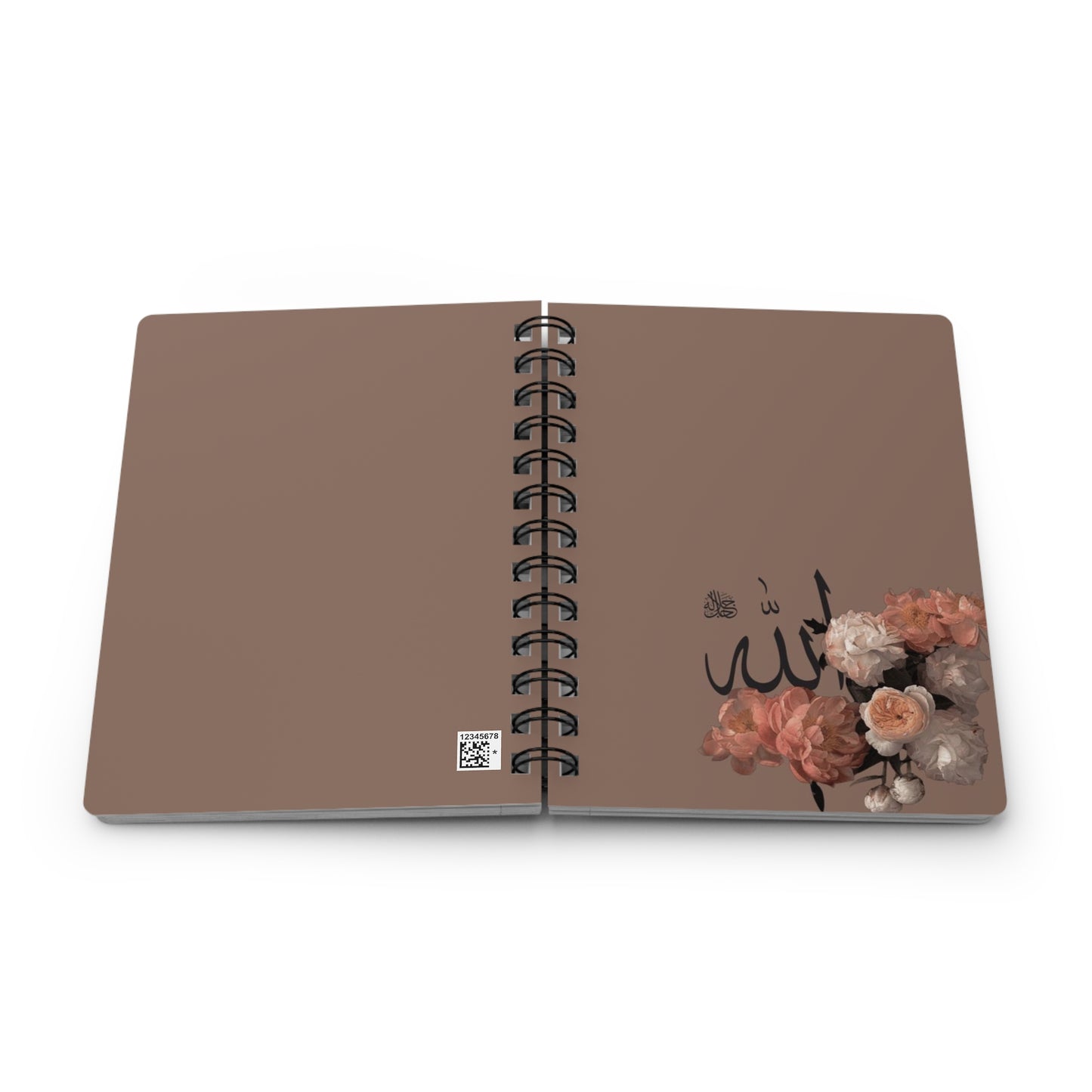 MuslimahNotebook Islamic Journal, Eid Gift for Her, Spiral Bound Planner, Faith Inspired Stationery, Muslimah Gift