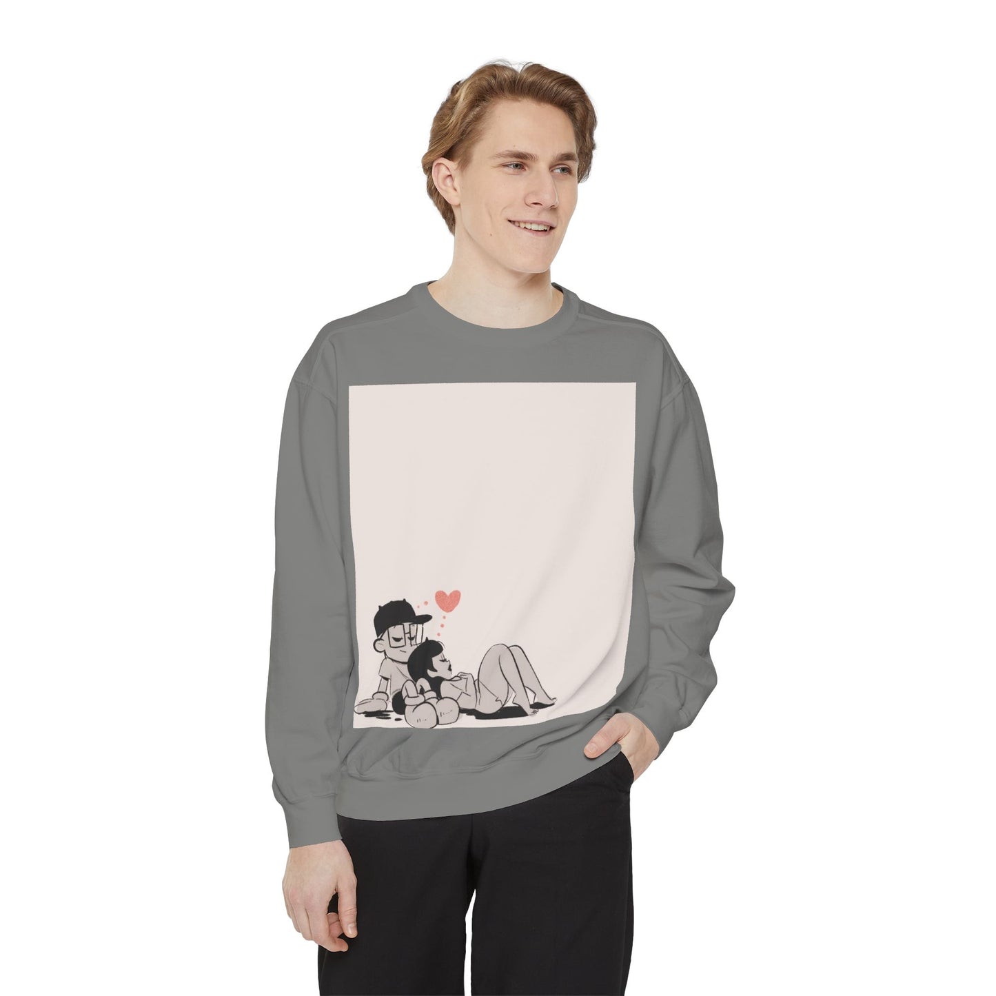 "Can We Talk For A Minute?.." ~ Unisex Garment-Dyed Sweatshirt