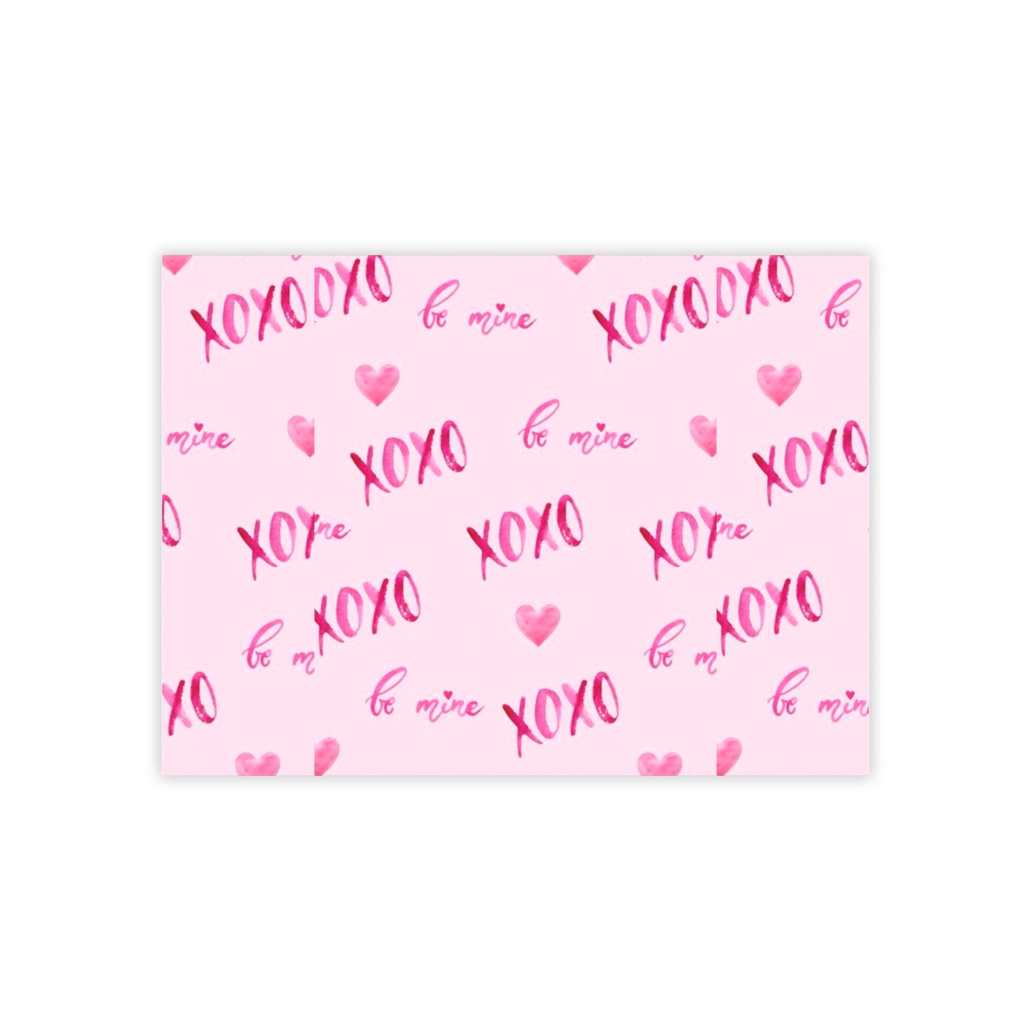 Post-it® Note Pads, xoxo pink design, Sticky Notes, Love Notes, Office Supplies, Stationery, Valentines Day Gift