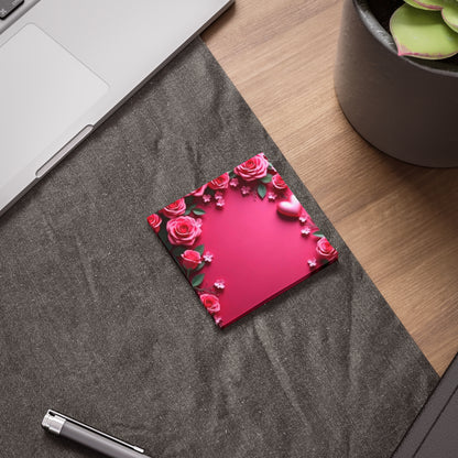 Valentine's Day Pink roses Post-it® Note Pads
