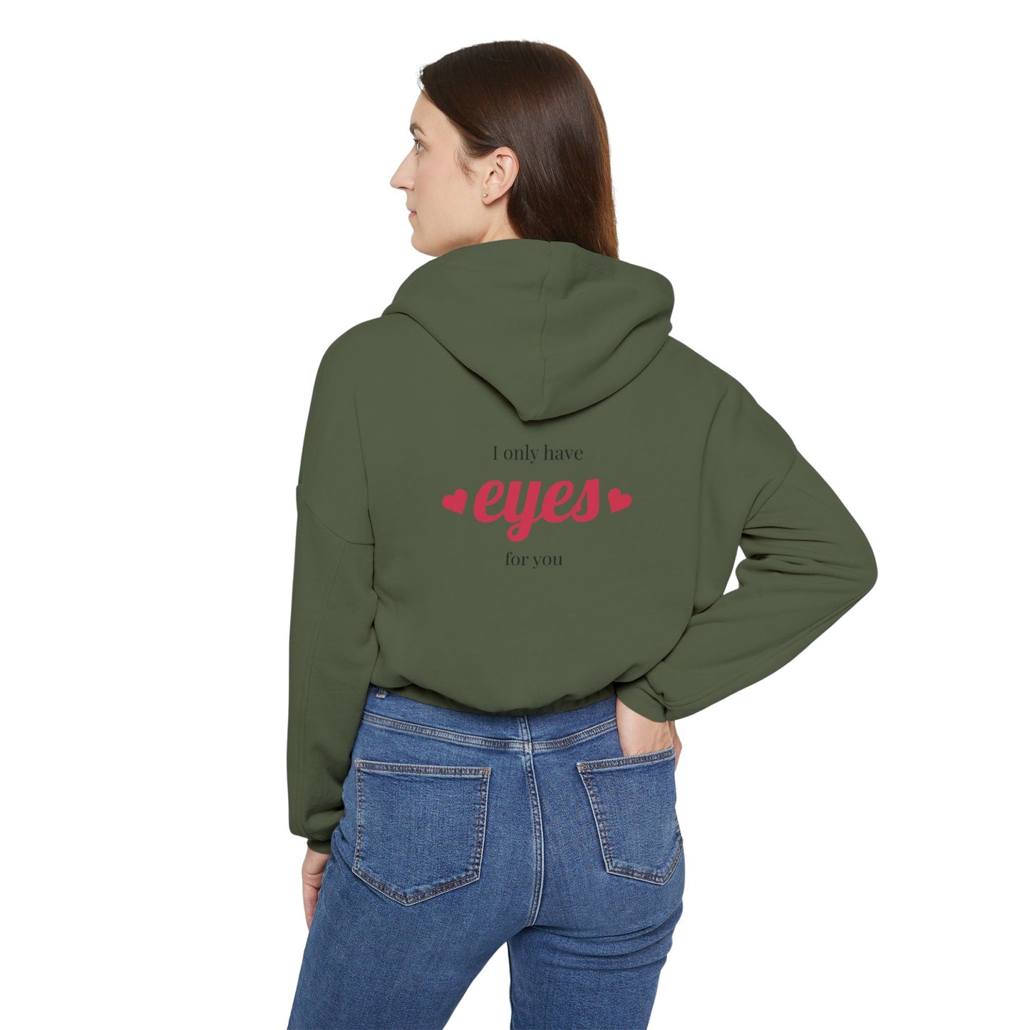 Naughty Girl Valentine's Day Clinched Hoodie