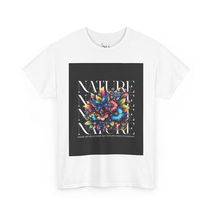 Nature-Inspired Unisex Heavy Cotton Tee - Perfect for Nature Lovers, Eco-Friendly Gift, Casual Wear, Outdoor Adventures, Spring Celebrations