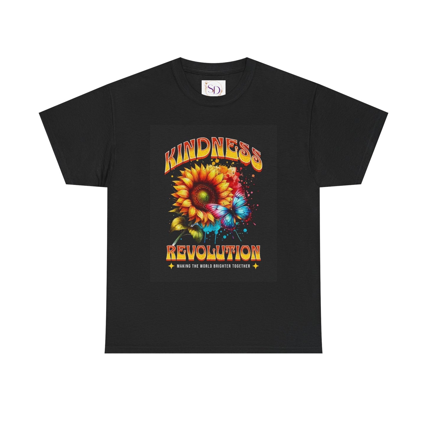 Kindness Revolution Tee: Vibrant Unisex Cotton T-Shirt for Positive Vibes, Gifts, Awareness, Everyday Wear, Casual Style