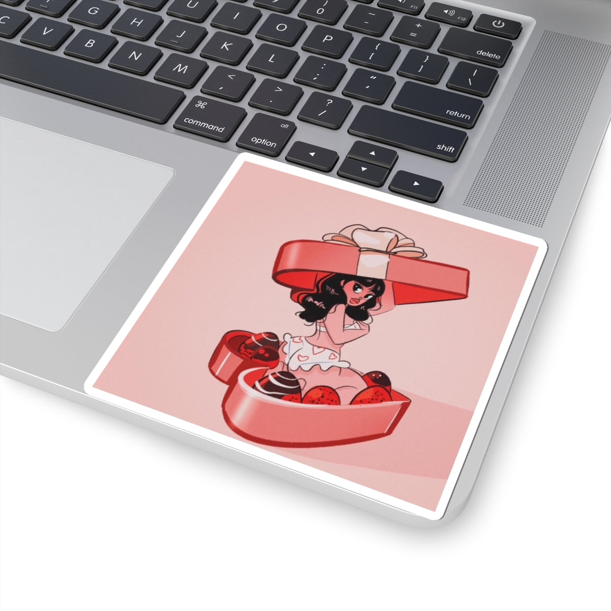 Naughty Girl Valentine's day ~ Kiss-Cut Stickers