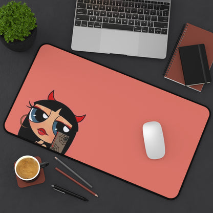 Devilish ImJustAGirl~ Desk Mat