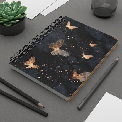 Whimsical Butterfly Spiral Journal, Butterfly Notebook, Dream Journal, Gifts for Her, Nature Inspired Stationery