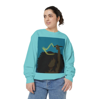 Empowered Goddess Sweatshirt, Cozy Fashion, Gift for Her, Inspirational Apparel, Self-Love, Everyday Wear, Festival Gear