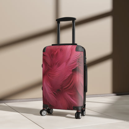 "Rebranding Into A New Badder Bitch!" Feathered Suitcase~ Hot Pink