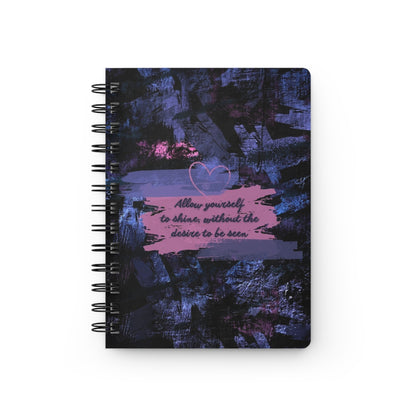 Inspirational Spiral Bound Journal, Self-Reflection Notebook, Motivational Gift, Daily Planner, Writing Journal, Art Notebook, Mindfulness