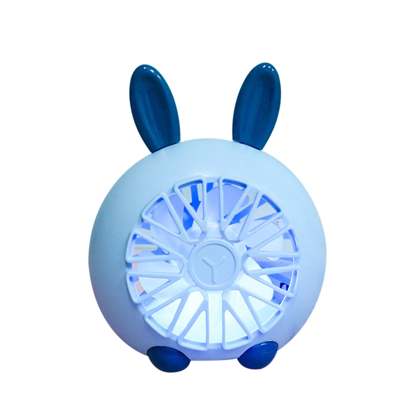 Portable Fan Desk Fan Small Fan Mini Fan Cartoon Animal Desktop Mini Fan with Light Outdoor Summer Cool Usb Charging Fan