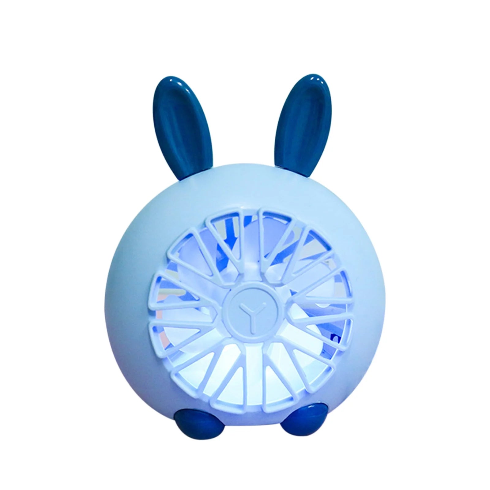 Portable Fan Desk Fan Small Fan Mini Fan Cartoon Animal Desktop Mini Fan with Light Outdoor Summer Cool Usb Charging Fan