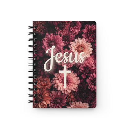 Floral Christian Spiral Bound Journal - Faith Journal, Prayer Notebook, Devotional, Inspirational Gift, Religious Diary