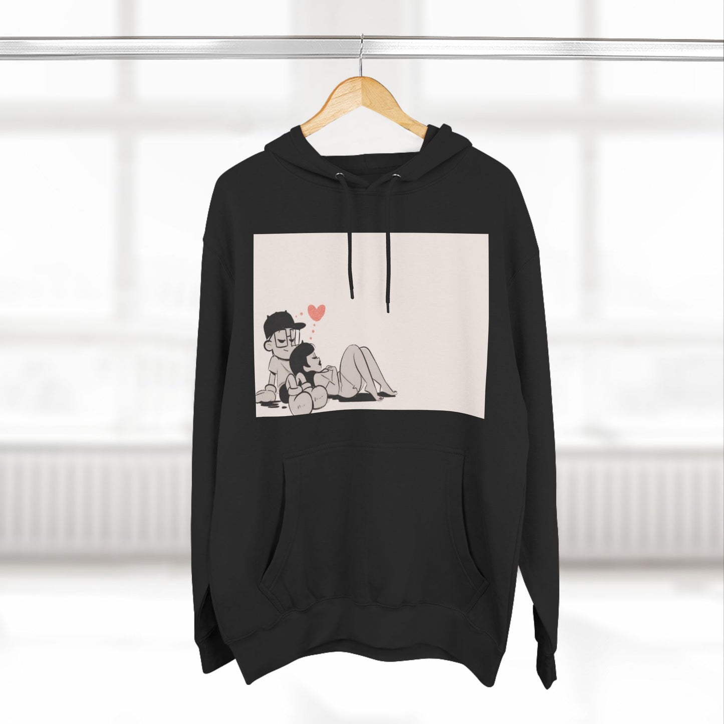 "Can We Talk For a Minute?..~ Three-Panel Fleece Hoodie