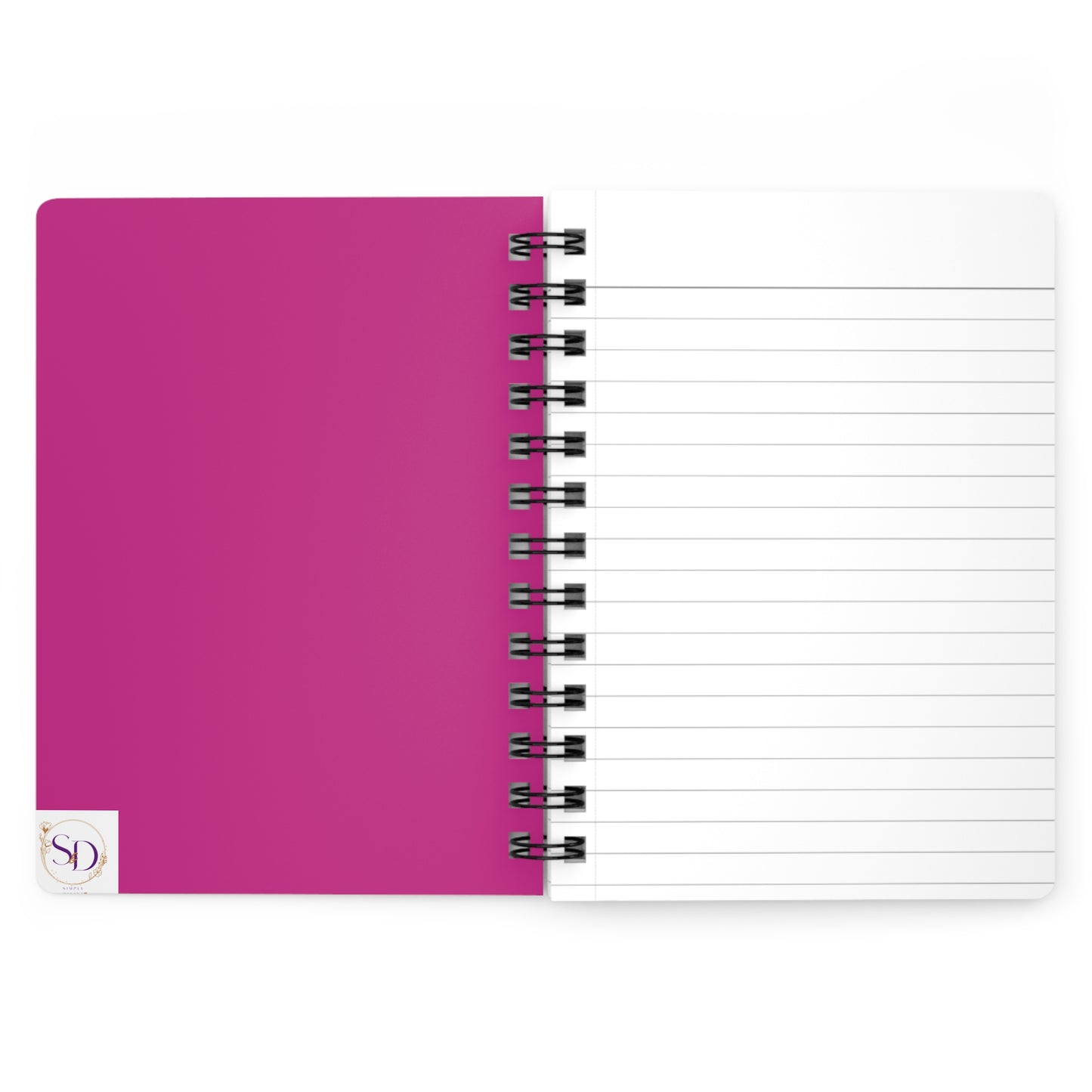 Christian Spiral Bound Journal - 'Jesus Saves' Notebook~Pink