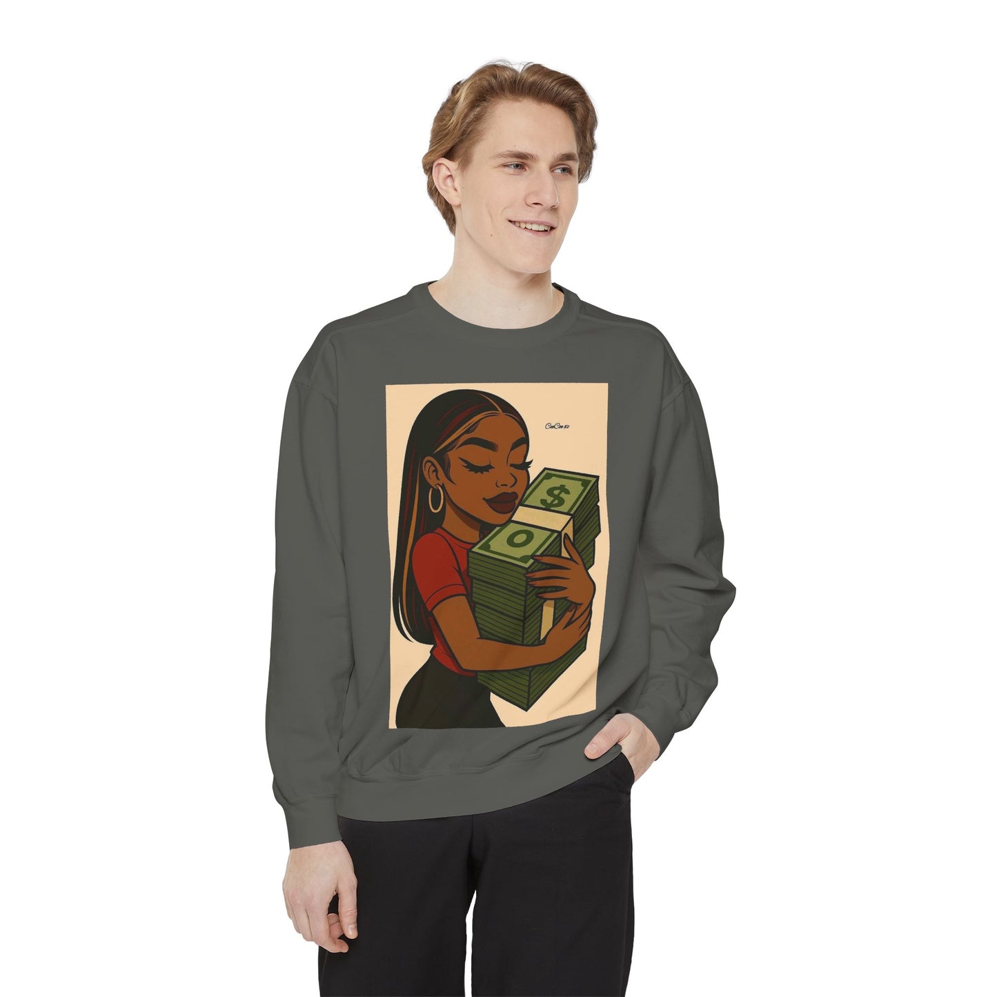 Unisex Garment-Dyed Sweatshirt