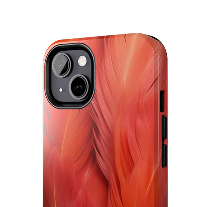 "Rebranding Into A New Badder Bitch!" Orange Feathered Tough Phone Cases