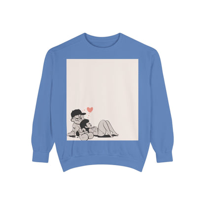 "Can We Talk For A Minute?.." ~ Unisex Garment-Dyed Sweatshirt