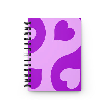 Vibrant Heart Spiral Bound Journal - Perfect for Journaling, Note-taking, Gift for Friends, Valentine's Day, Writing