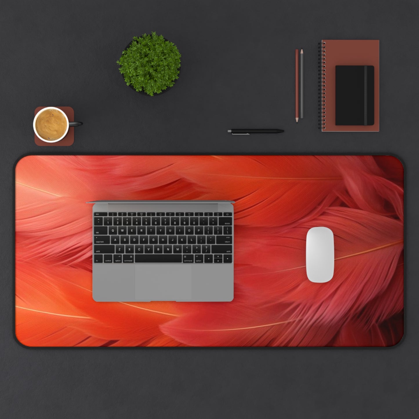 "Rebranding Into A New Badder Bitch!" ~ Orange Desk Mat