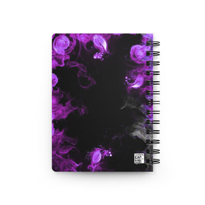 Mystical Purple Smoke Spiral Bound Journal - Perfect for Journaling, Note-Taking, Gift for Writers, Creative Log