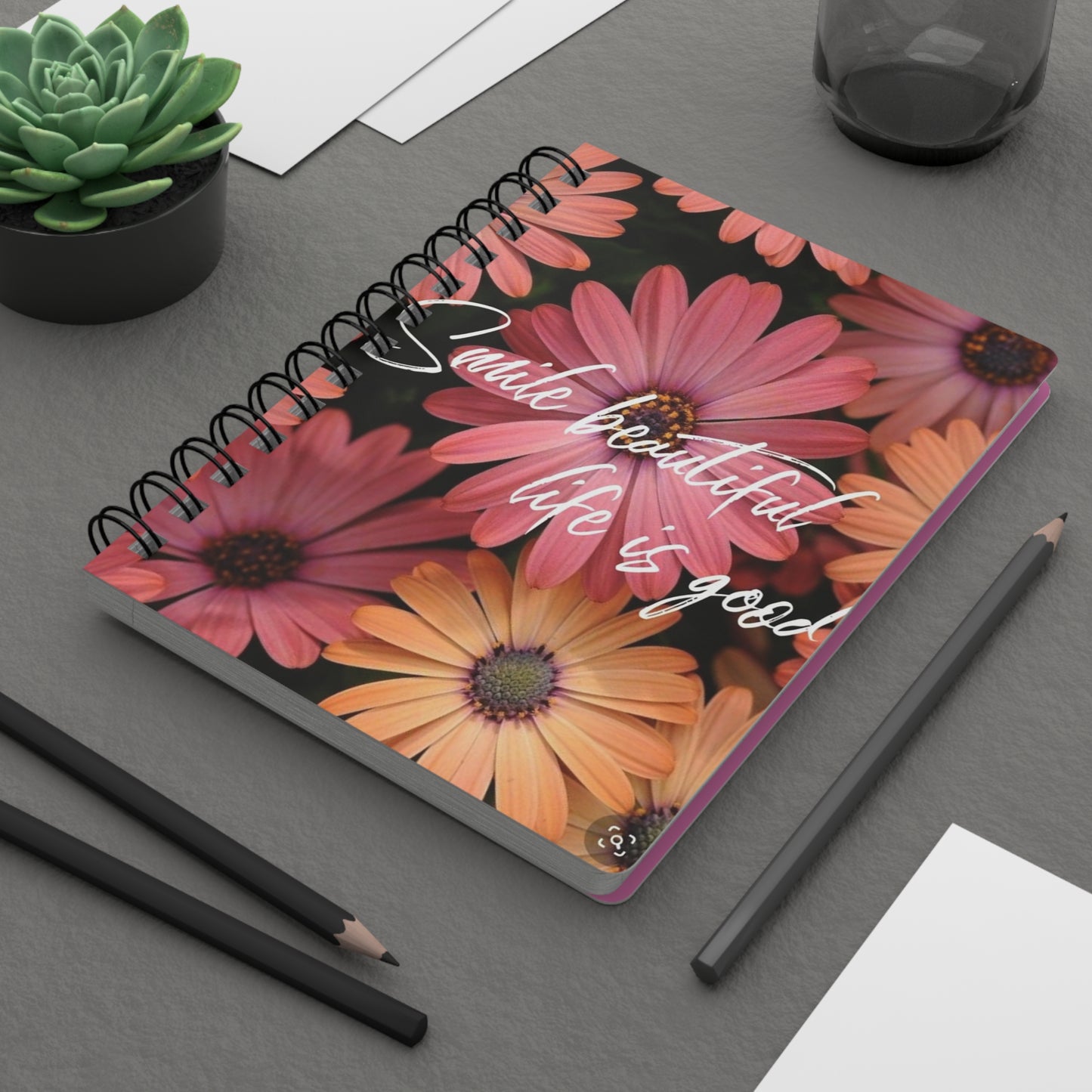 Inspirational Floral Journal, Perfect for Planning, Gratitude, Writing, Self-Reflection, or Gift for Her