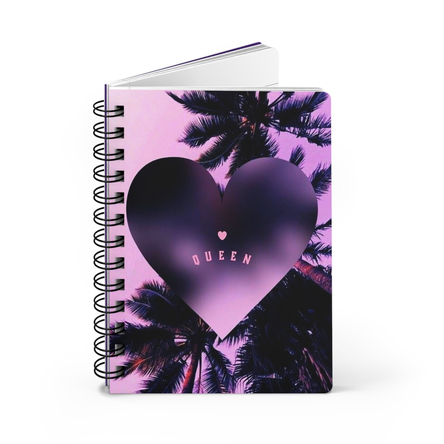 Queen of the Jungle Spiral Bound Journal, Tropical Notebook for Writers, Gifts for Her, Journaling, Stationery, Creative Notes