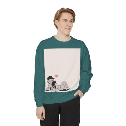 "Can We Talk For A Minute?.." ~ Unisex Garment-Dyed Sweatshirt