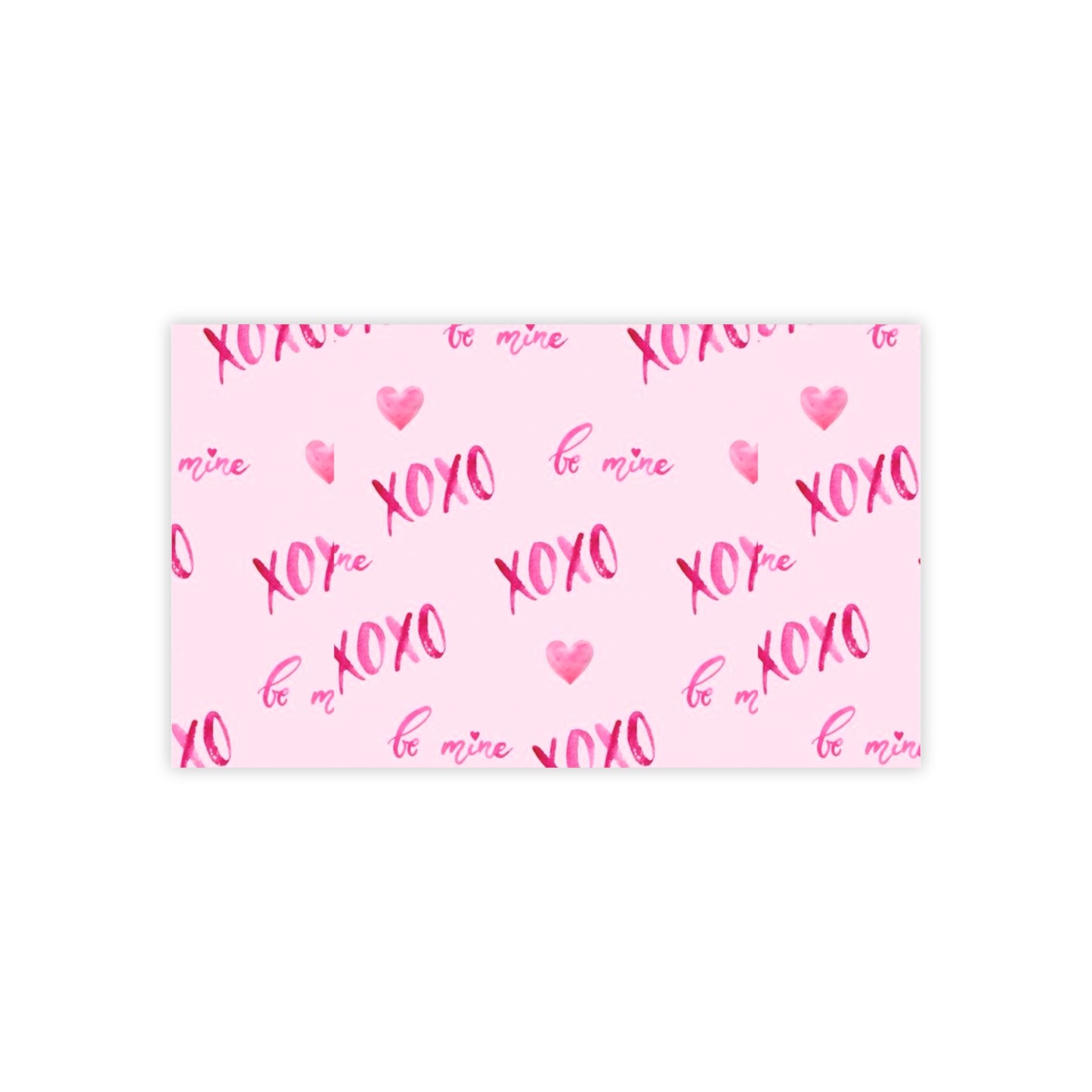 Post-it® Note Pads, xoxo pink design, Sticky Notes, Love Notes, Office Supplies, Stationery, Valentines Day Gift