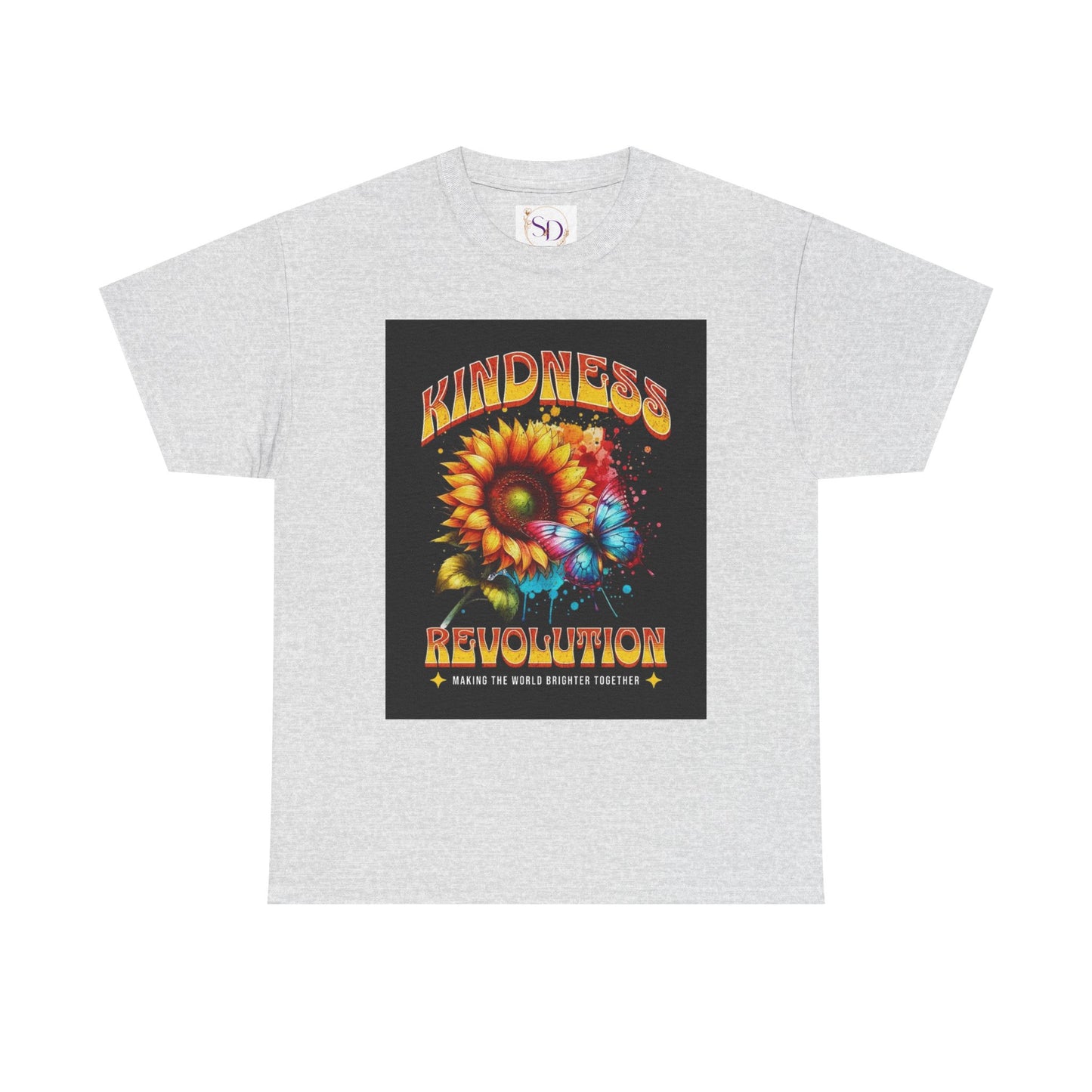 Kindness Revolution Tee: Vibrant Unisex Cotton T-Shirt for Positive Vibes, Gifts, Awareness, Everyday Wear, Casual Style