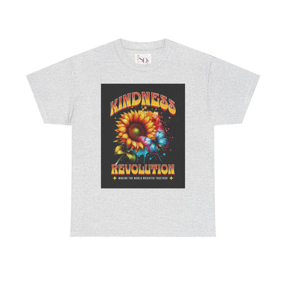 Kindness Revolution Tee: Vibrant Unisex Cotton T-Shirt for Positive Vibes, Gifts, Awareness, Everyday Wear, Casual Style