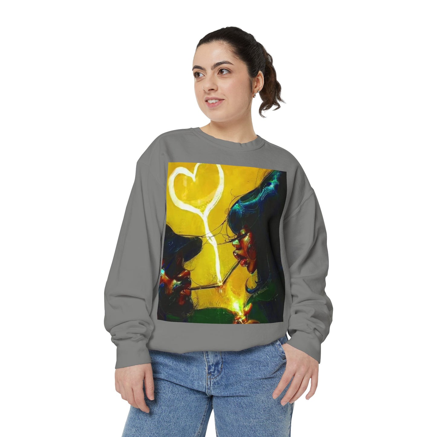 Romantic “High on Love” Sweatshirt