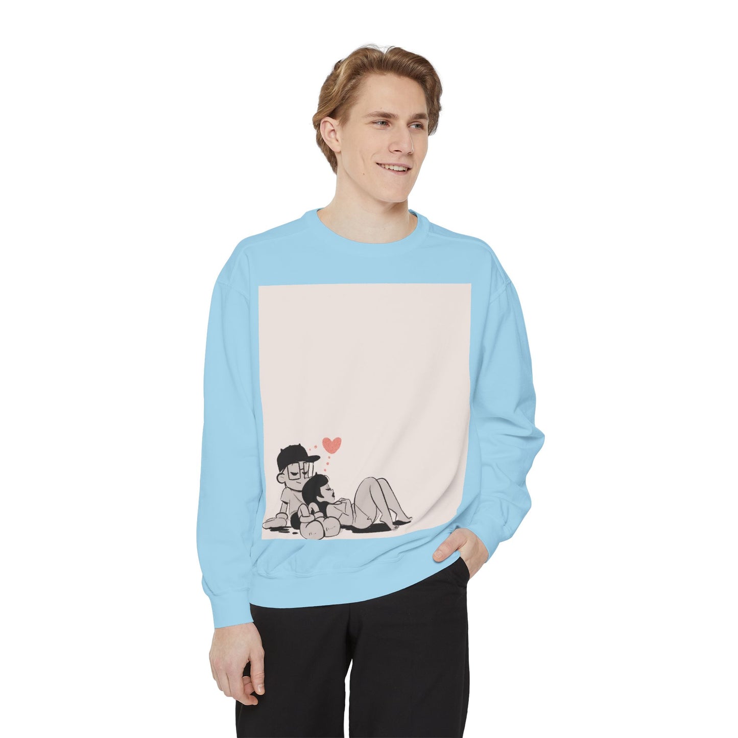 "Can We Talk For A Minute?.." ~ Unisex Garment-Dyed Sweatshirt