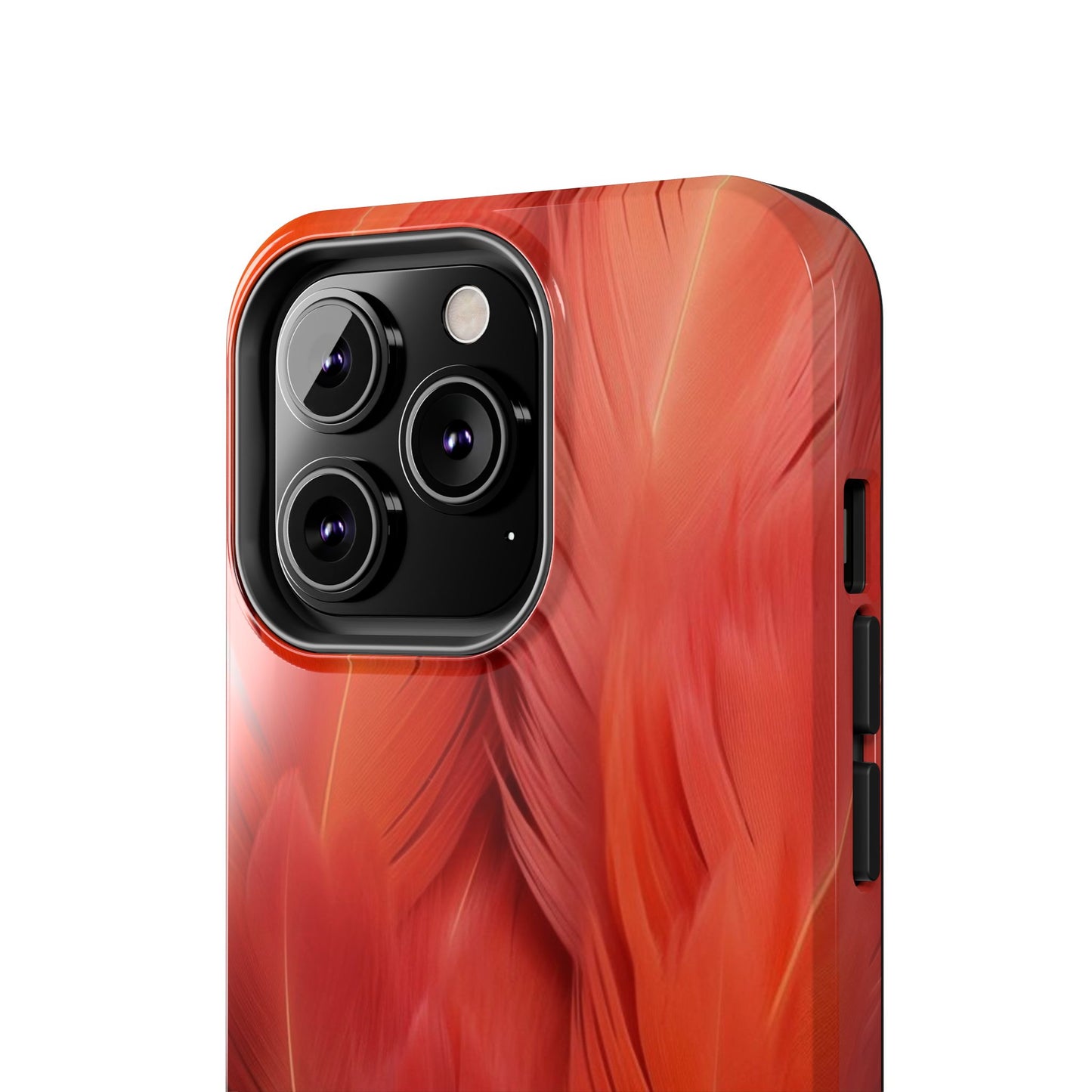 "Rebranding Into A New Badder Bitch!" Orange Feathered Tough Phone Cases