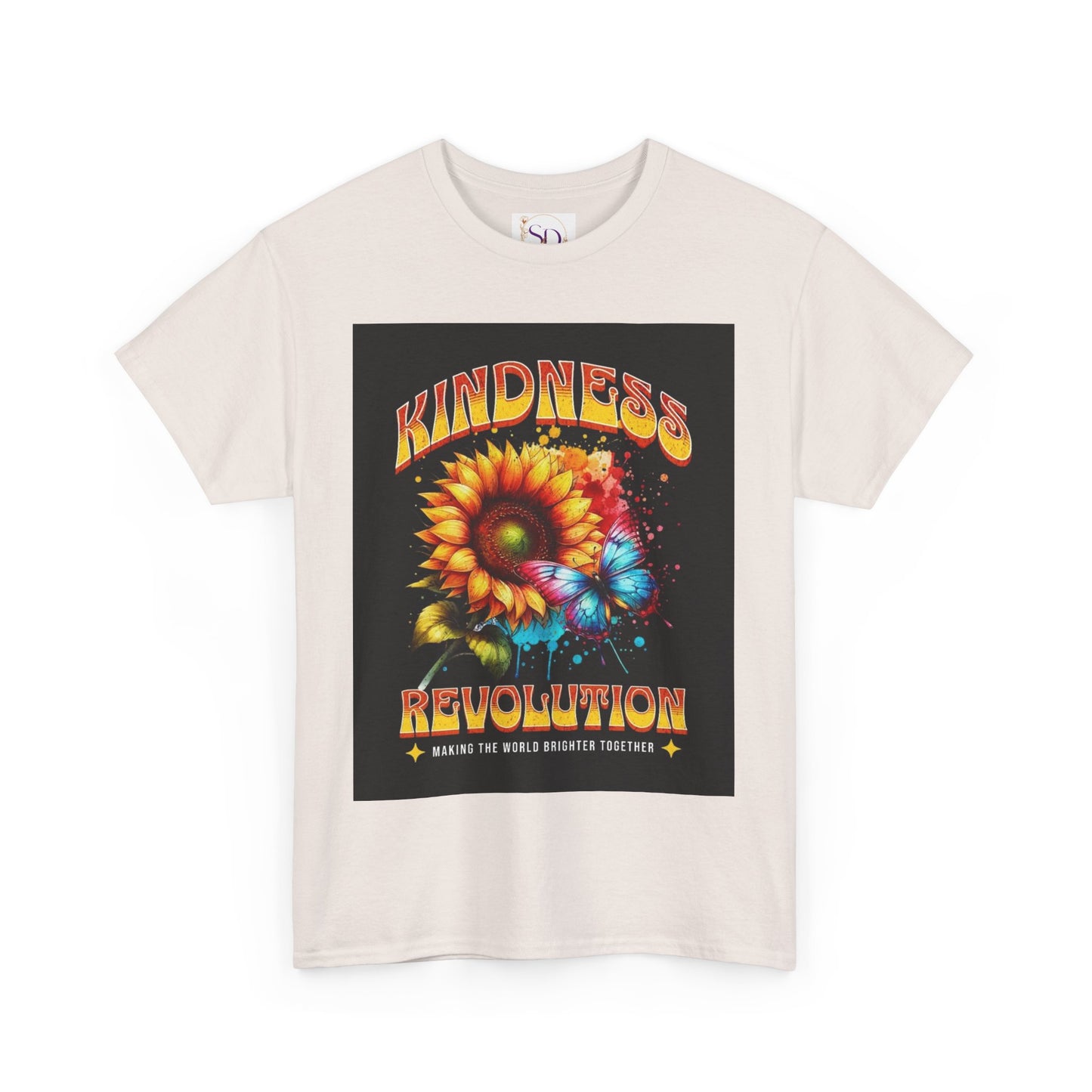 Kindness Revolution Tee: Vibrant Unisex Cotton T-Shirt for Positive Vibes, Gifts, Awareness, Everyday Wear, Casual Style