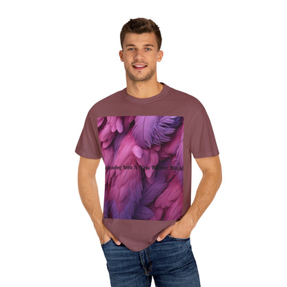 Rebranding Into A New Badder Bitch! ~ Purple/Pink Unisex Garment-Dyed T-shirt