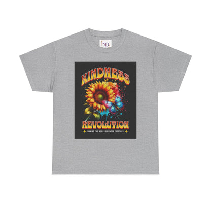 Kindness Revolution Tee: Vibrant Unisex Cotton T-Shirt for Positive Vibes, Gifts, Awareness, Everyday Wear, Casual Style