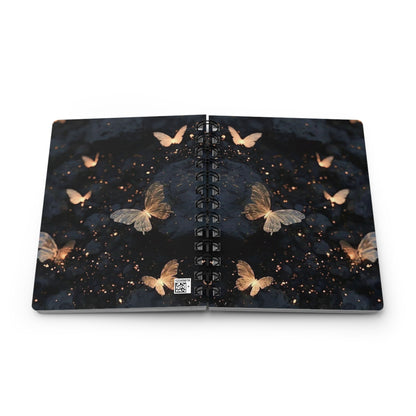 Whimsical Butterfly Spiral Journal, Butterfly Notebook, Dream Journal, Gifts for Her, Nature Inspired Stationery